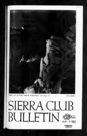 Sierra Club Bulletin 1956 Vol 41 No 5 May cover